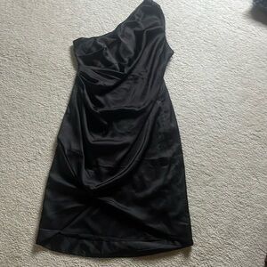BANANA REPUBLIC ONE-SHOULDER black Dress NEW cocktail formal weddding 16